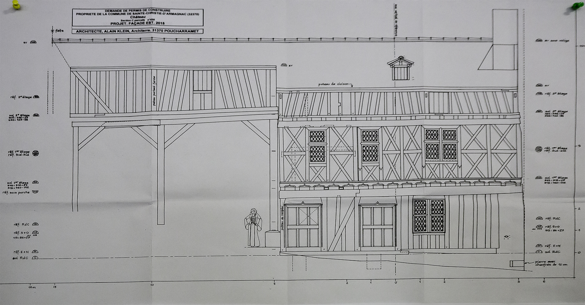 13 Façade est du Castet dessin de l'architecte 1bis 100116.jpg