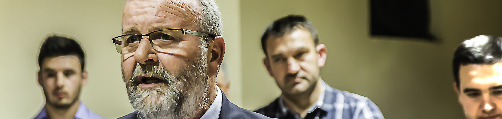 Le maire, lors de ses vœux