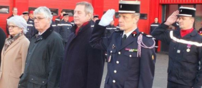 VALENCE SUR BAÏSE : Passation de commandement à la caserne des sapeurs pompiers
