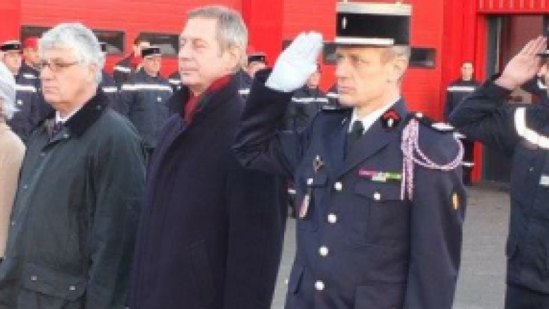 VALENCE SUR BAÏSE : Passation de commandement à la caserne des sapeurs pompiers