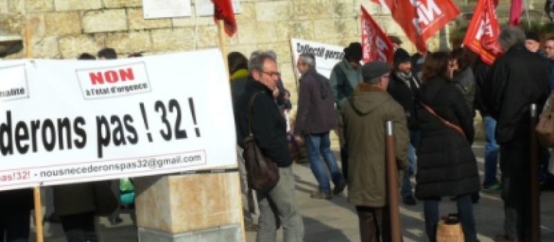 AUCH Le collectif "Nous ne céderons pas 32" a manifesté ce samedi matin