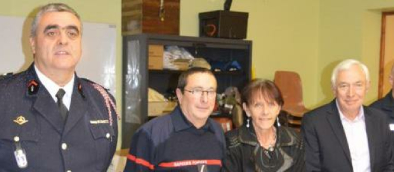 L'ISLE-JOURDAIN  HONNEUR A UNE FIGURE DES SAPEURS POMPIERS