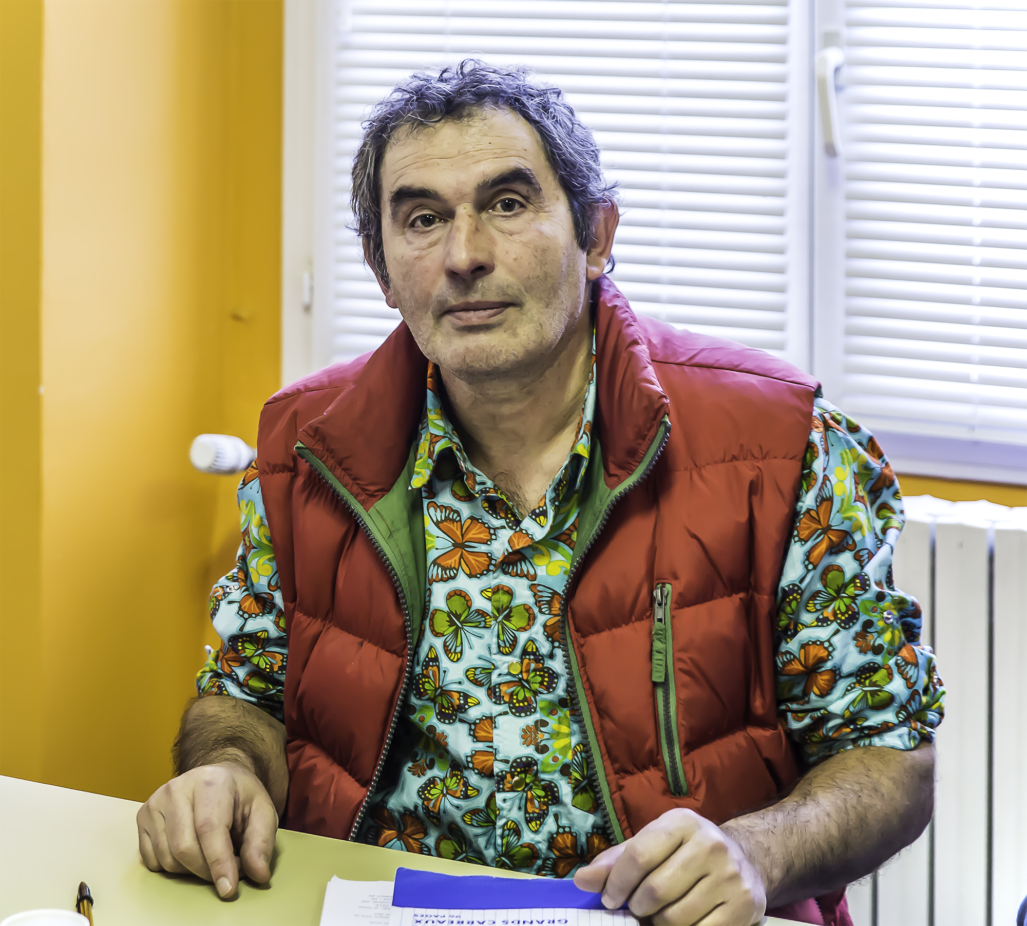 Jean-Luc Galvan pendant l'assemblée générale
