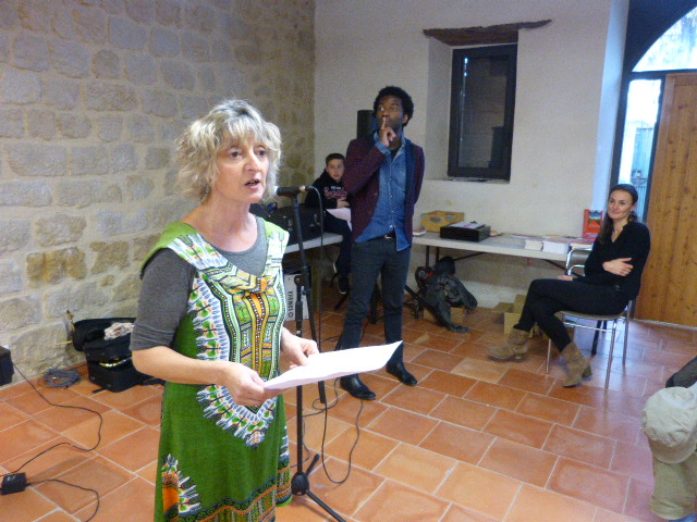 Marie Paule ouvre la séance