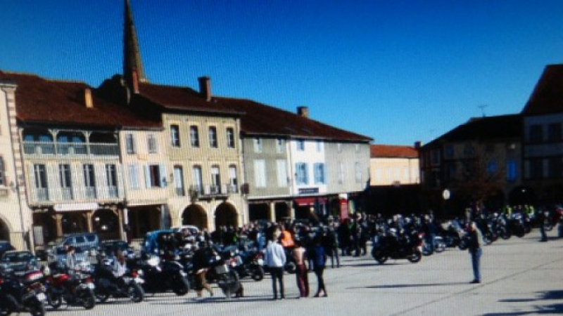 Rassemblement motos