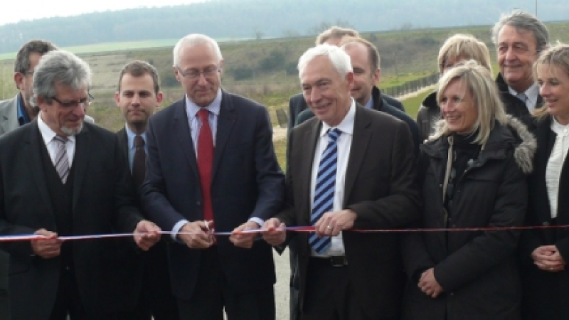 PUJAUDRAN  : La zone d'activité du Roulage inaugurée