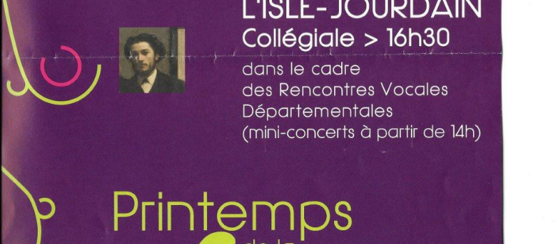 PRINTEMPS DE LA VOIX dans le Gers à l'Initiative de l'ADDA32