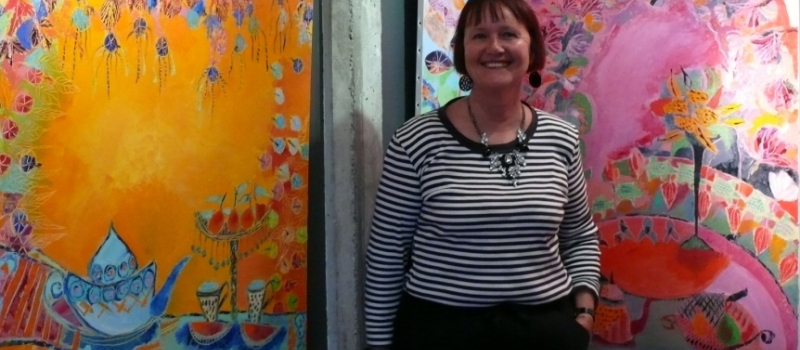 Les «Jardins paradisiaques» de Marthe Huigens s'exposent à la galerie Nou'Arts à Auch