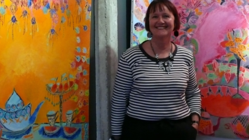 Les «Jardins paradisiaques» de Marthe Huigens s'exposent à la galerie Nou'Arts à Auch