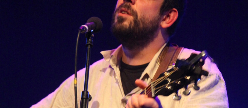 Arnaud Cance, chanteur occitan , en concert à Sansan 