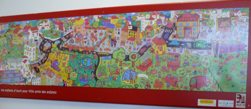 «La fresque des droits de l’enfant» inaugurée