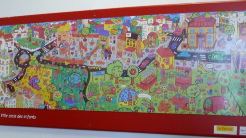 «La fresque des droits de l’enfant» inaugurée