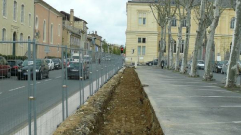 Balustrade des allées d'Etigny : la rénovation se poursuit 