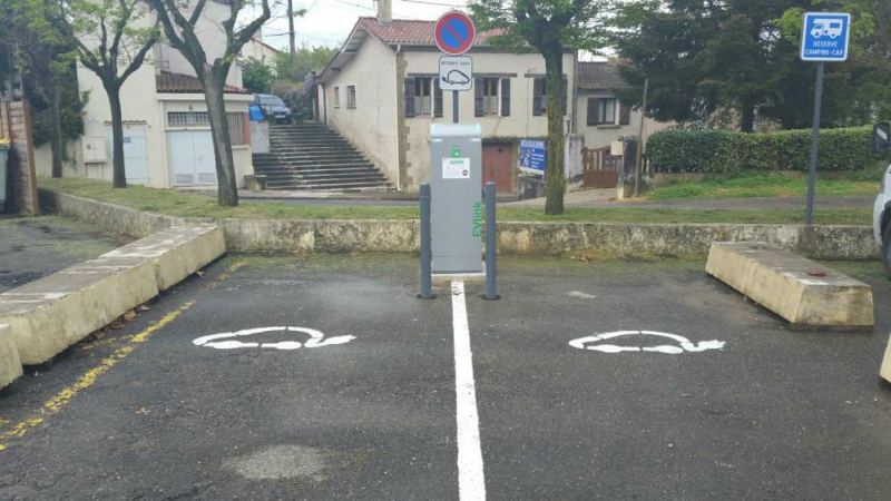 Borne de recharge électrique