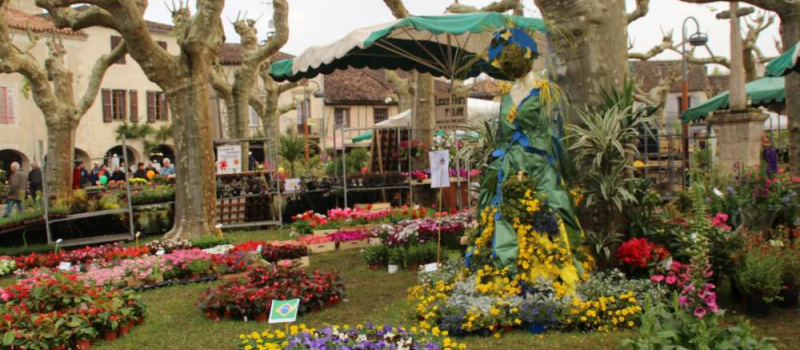 Marché aux fleurs, des couleurs et de la musique