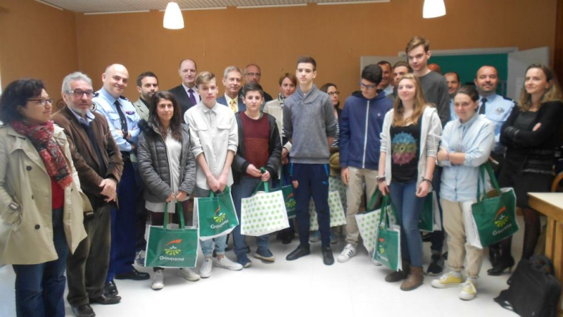 OPERATION  10 DE CONDUITE AU LYCEE DU GARROS , LES RECOMPENSES