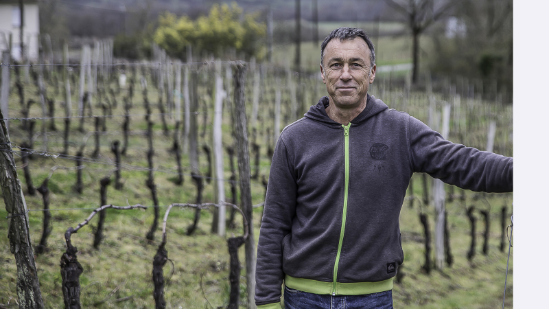 Damien Grenier sur les traces d'Yves, vigneron du vin de Saint Mont