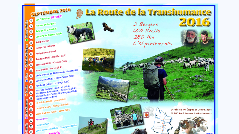 À Toujouse on prépare le parcours de la transhumance