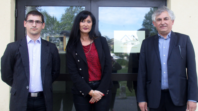 Inauguration de l'agence immobilière AGIMMO de la Gascogne Toulousaine à Mauvezin