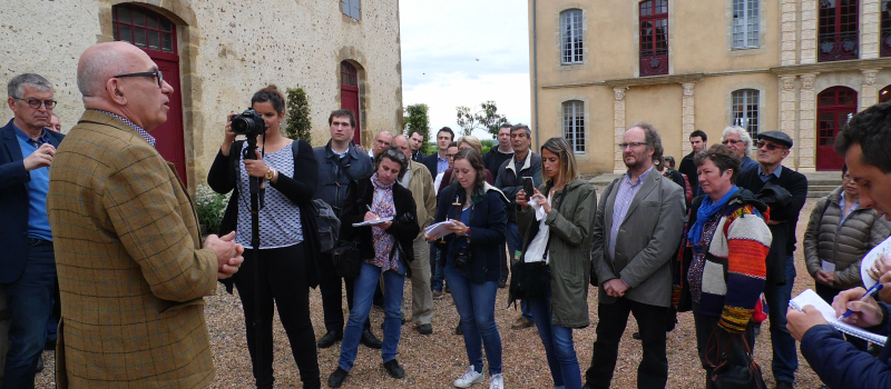 Dans les vignobles Brumont  de Montus a Bouscassé 