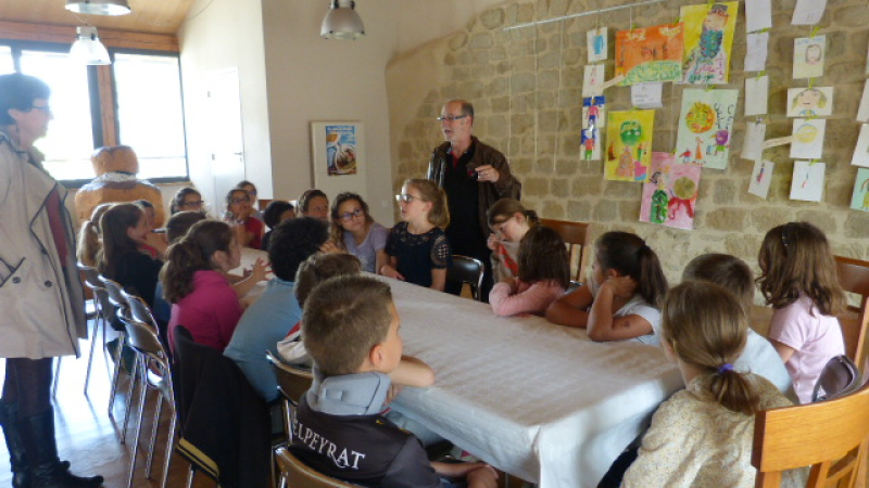 L'école élémentaire au salon de la caricature