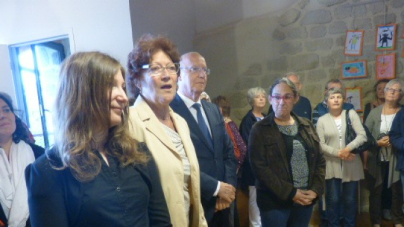 Marciac Inauguration du 14e salon de la caricature et de dessin de presse