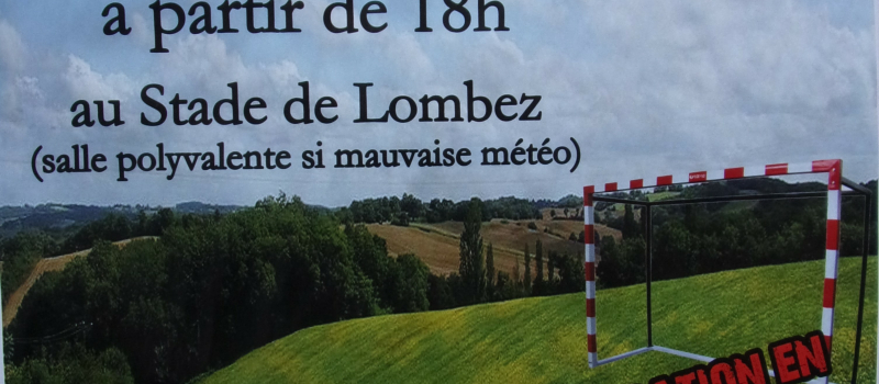 LOMBEZ  Vème tournoi  Hand'herbe