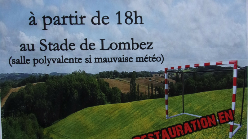 LOMBEZ  Vème tournoi  Hand'herbe