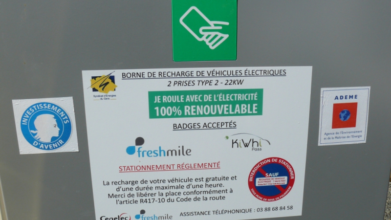 La quatrième borne pour véhicules électriques inaugurée