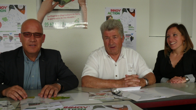 La Chambre d'agriculture met en avant Innov'action avec trois agriculteurs lors de trois journées en juin