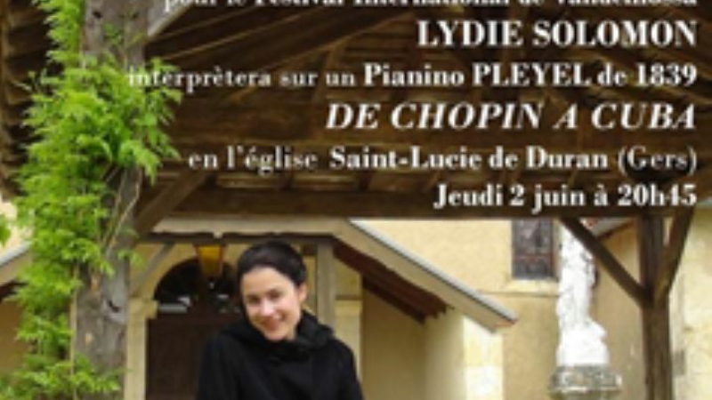 Concert de piano en l'église de Duran
