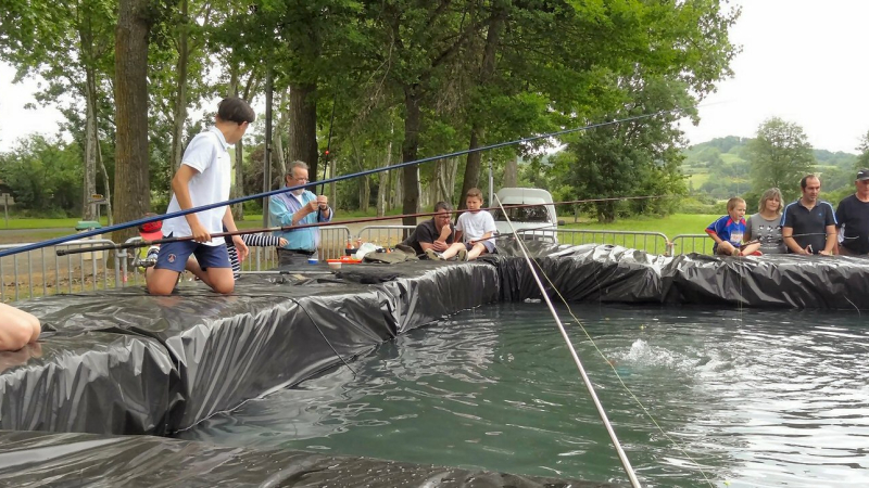 Beaucoup de jeunes ont pu découvrir la pêche avec l'entente Masseube-Mirande-Seissan 