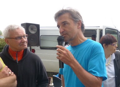 Le directeur Thierry Fernando a participé à la course