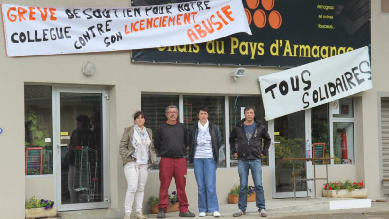 Cazaubon : Grève à la cave coopérative 