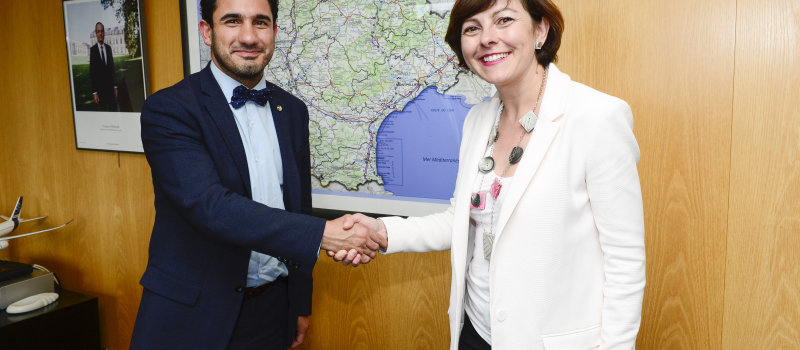Carole Delga a rencontré le ministre suédois de la fonction publique