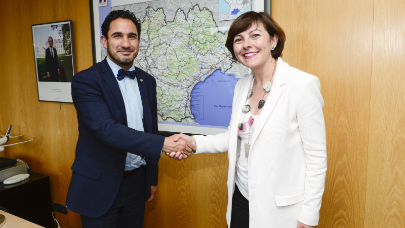 Carole Delga a rencontré le ministre suédois de la fonction publique