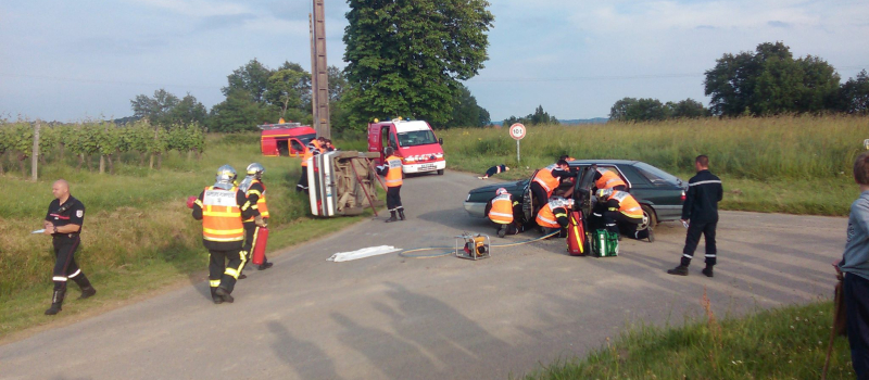L'accident était grave mais ce n'était qu'une manoeuvre