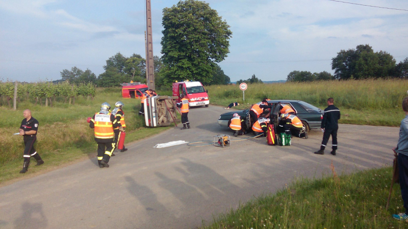 L'accident était grave mais ce n'était qu'une manoeuvre