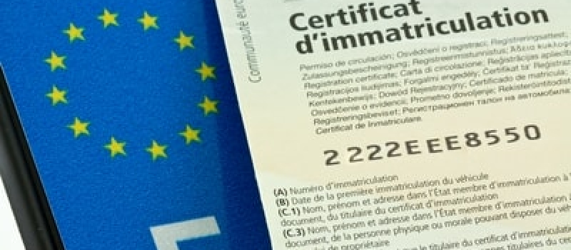 Forte augmentation du prix de la carte grise