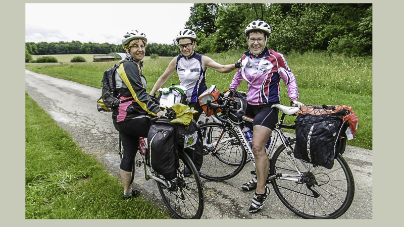 Nogaro: 3 cyclotouristes féminines font Millau – Strasbourg en vélo