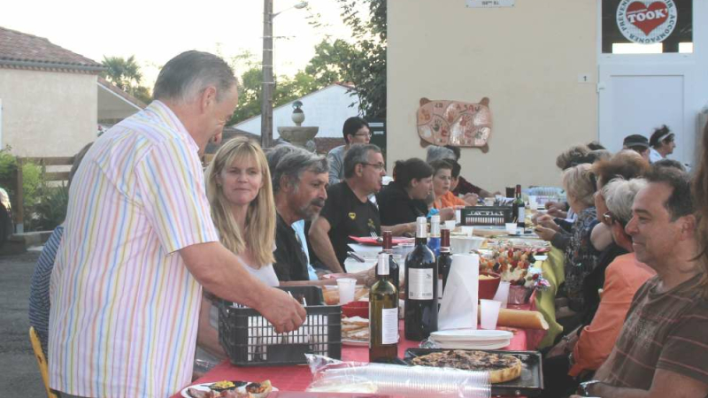 Cazaubon : La première  fête des voisins au quartier Cappin a eu lieu