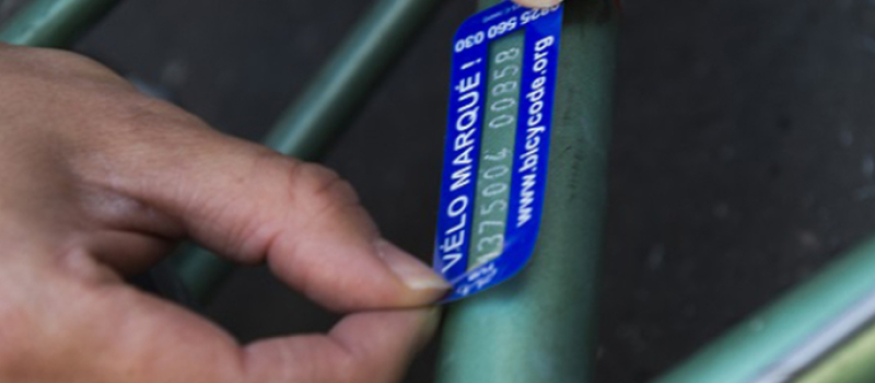 Faites immatriculer vos vélos