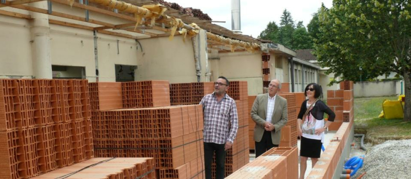 Pavie : Des travaux conséquents ont débuté à l'école primaire