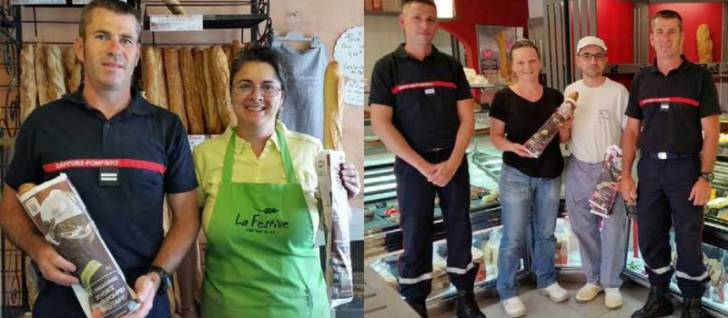 Un nouveau mode de communication pour les pompiers : Le sac à pain