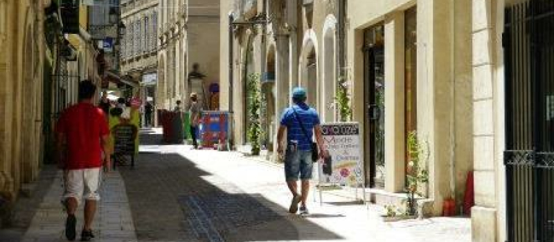 Rue dessoles à AUCH: 4 mois de travaux pour une totale réussite.
