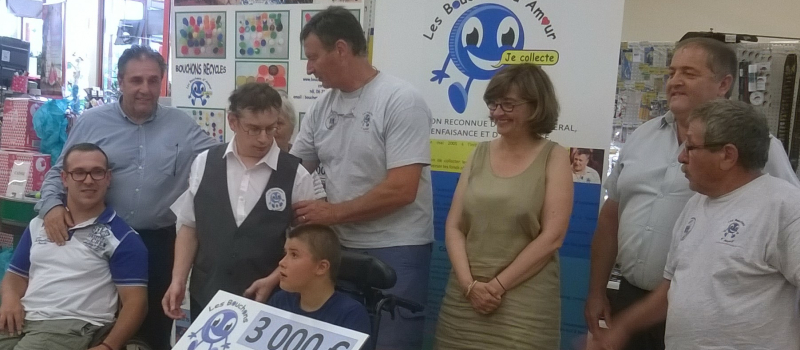 L'aide au handicap passe aussi par la collecte de bouchons
