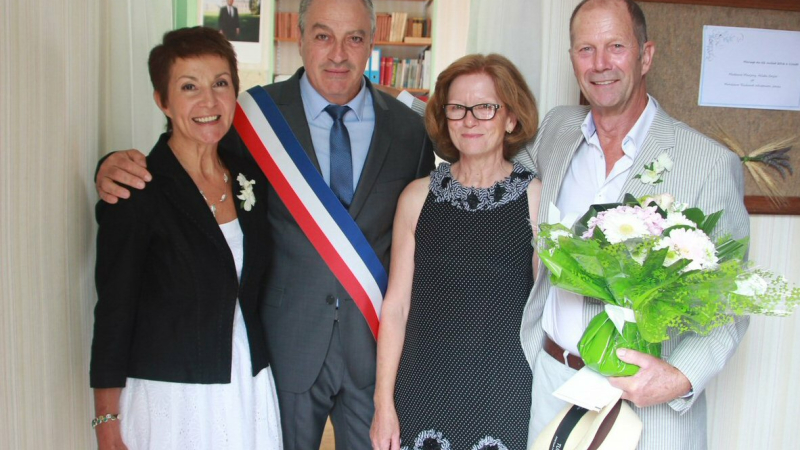 Mariage à l'anglaise à Pouyloubrin