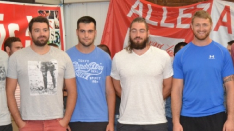 Présentation des joueurs aux supporters du FCAG