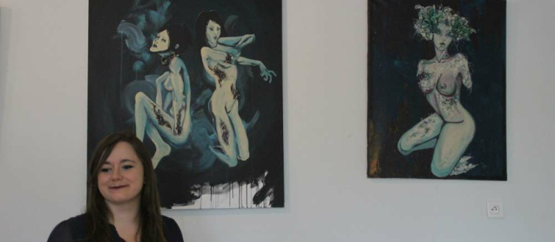 Cazaubon : Fanny Lauga  expose ses œuvres
