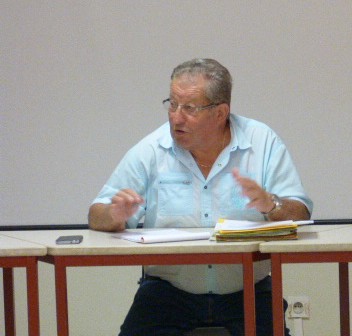 le nouveau président André Hamot